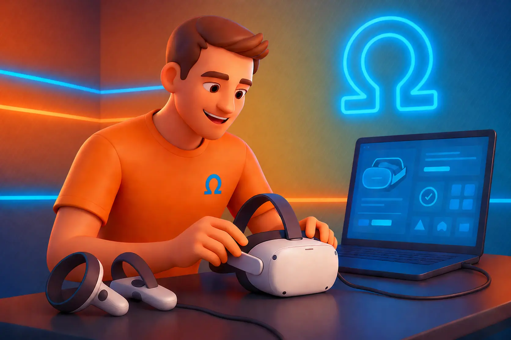 Активация и обновление VR гарнитуры