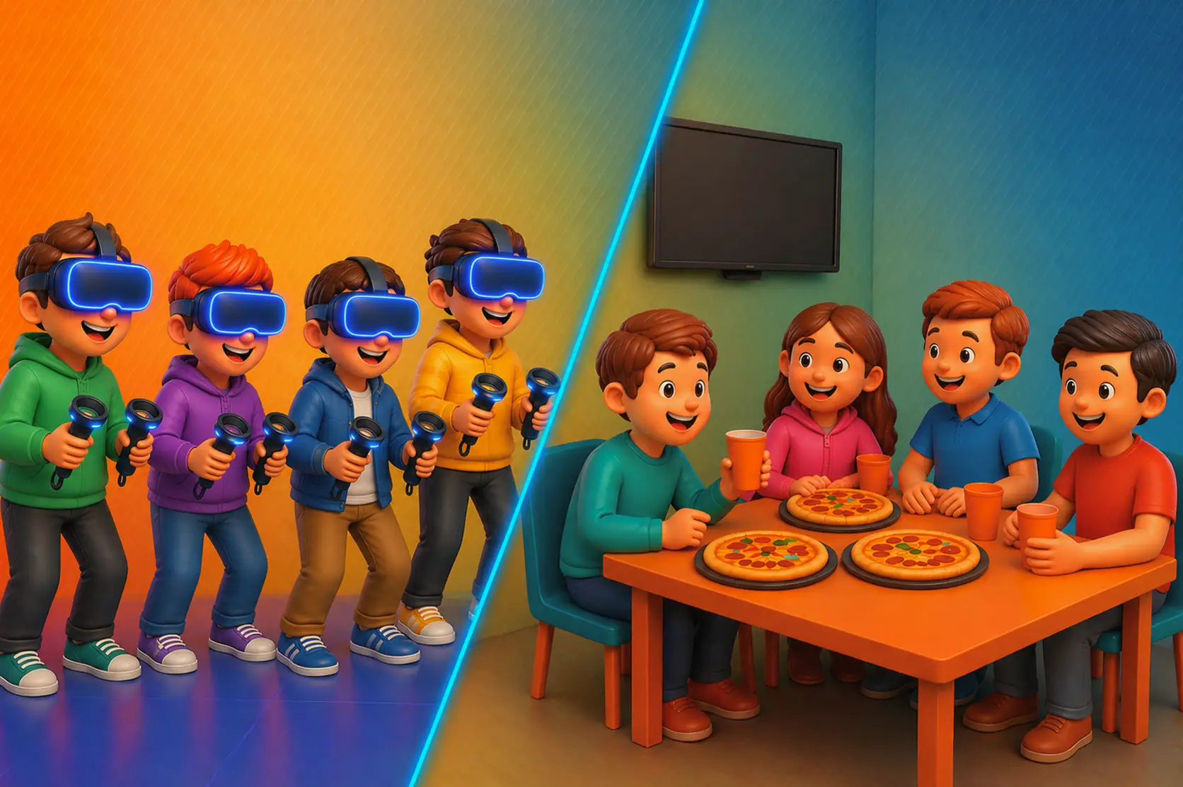 Одиночные VR игры 1 час + 30 минут чайная